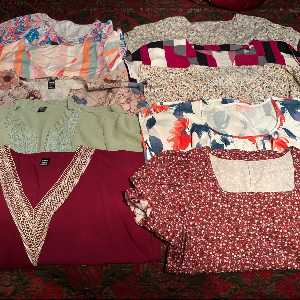 SHEIN Floral and Patterned Women's Tops Collection